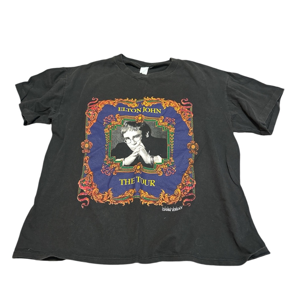 Elton John x Gianni Versace The Tour Vintage T Shirt